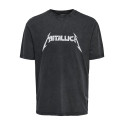 ONLY & SONS Metallica T-shirt - Jet Black / Skull Jet