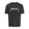 ONLY & SONS Metallica T-shirt - Jet Black / Skull Jet