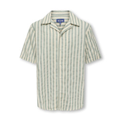 ONLY & SONS JUNIOR Mattie S/S Skjorte - Iceberg Green
