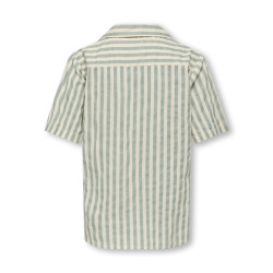 ONLY & SONS JUNIOR Mattie S/S Skjorte - Iceberg Green