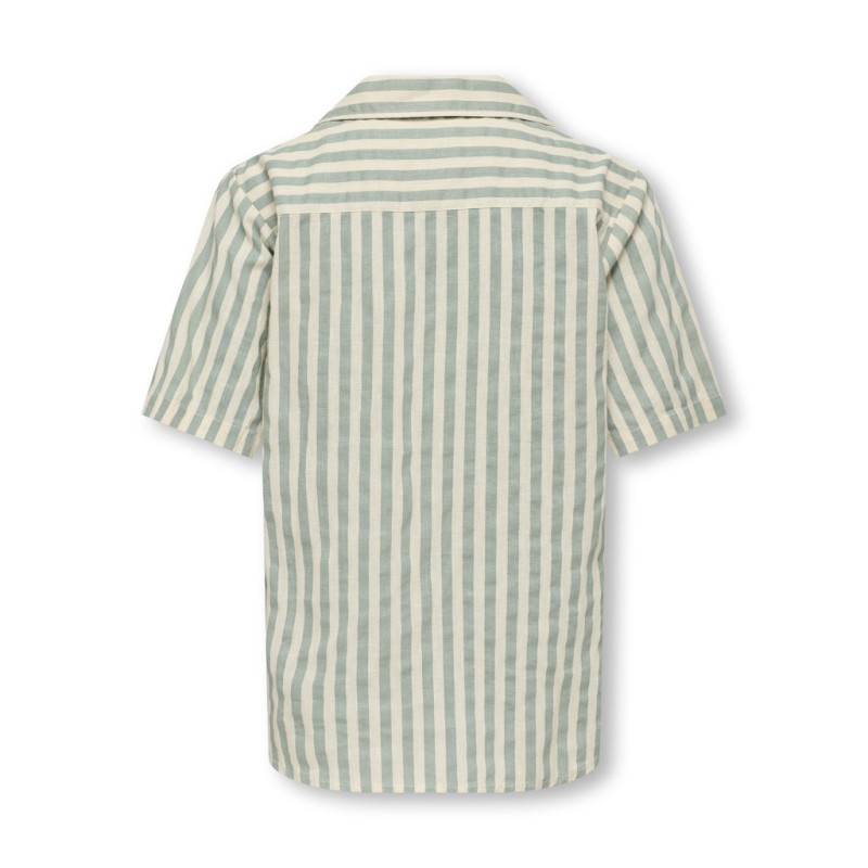 ONLY & SONS JUNIOR Mattie S/S Skjorte - Iceberg Green