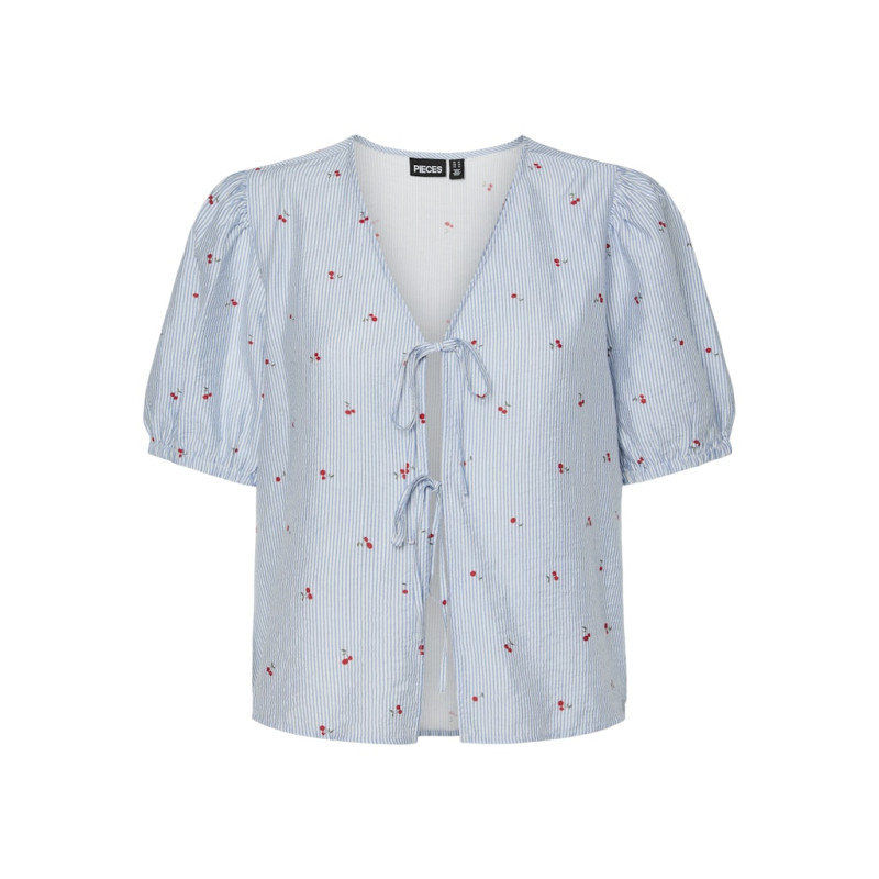 PIECES Fionna Bindetop - Lichen Blue