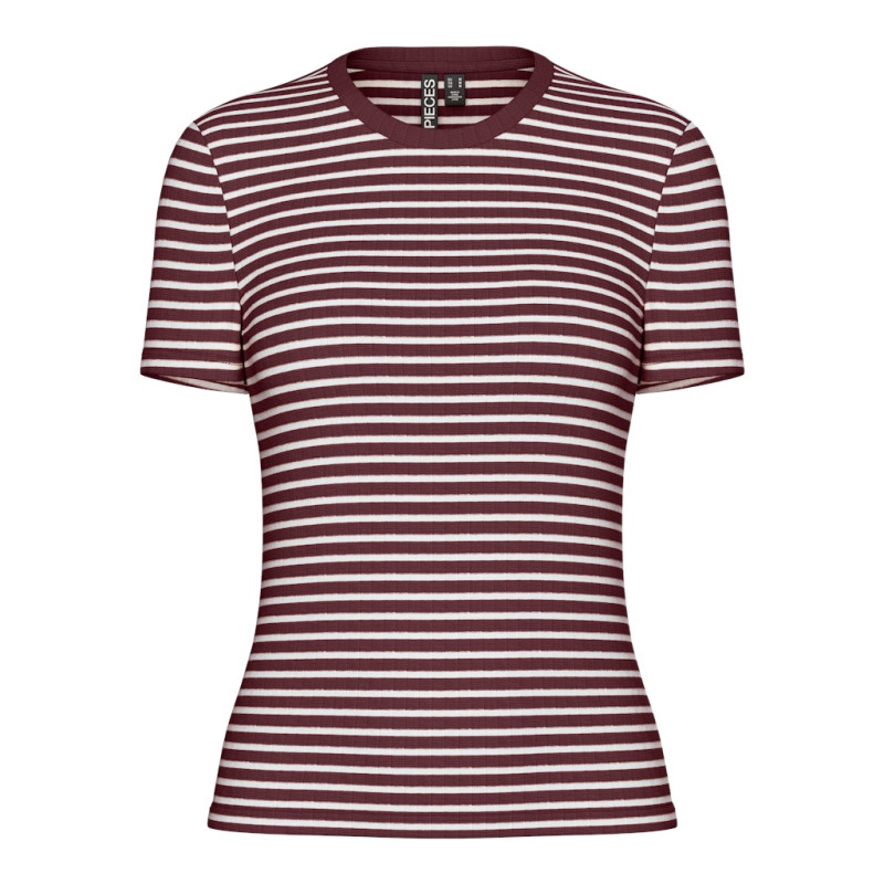 PIECES Soffi Baby T-shirt - Tawny Port