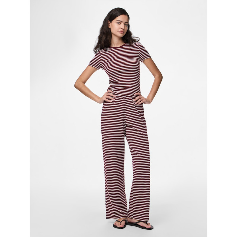 PIECES Soffi Baby T-shirt - Tawny Port