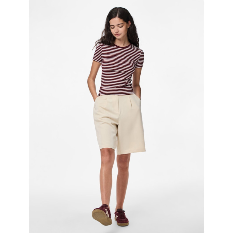 PIECES Soffi Baby T-shirt - Tawny Port