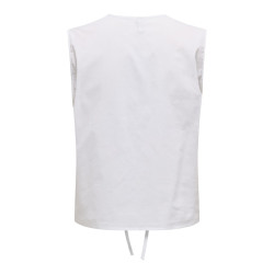 ONLY Lou Broderet Vest - Bright White
