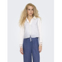 ONLY Lou Broderet Vest - Bright White