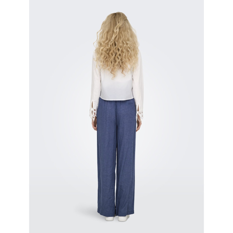 ONLY Lou Broderet Vest - Bright White