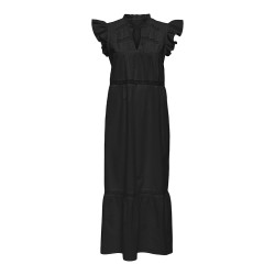 ONLY Sunny Flæse Kjole - Sort