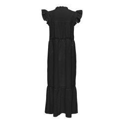 ONLY Sunny Flæse Kjole - Sort