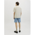 JJ REBEL Maimi Crepe S/S Skjorte - Moonbeam