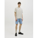 JJ REBEL Maimi Crepe S/S Skjorte - Moonbeam