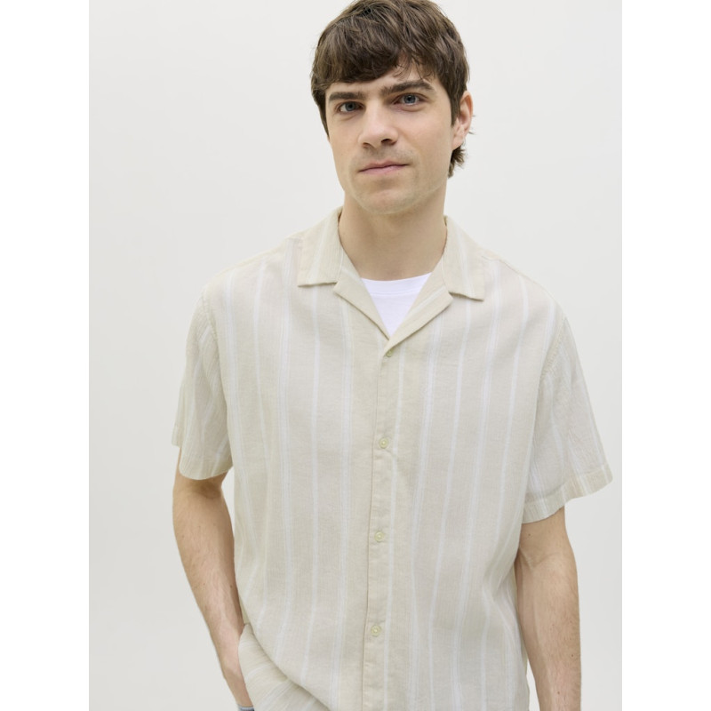 JJ REBEL Maimi Crepe S/S Skjorte - Moonbeam