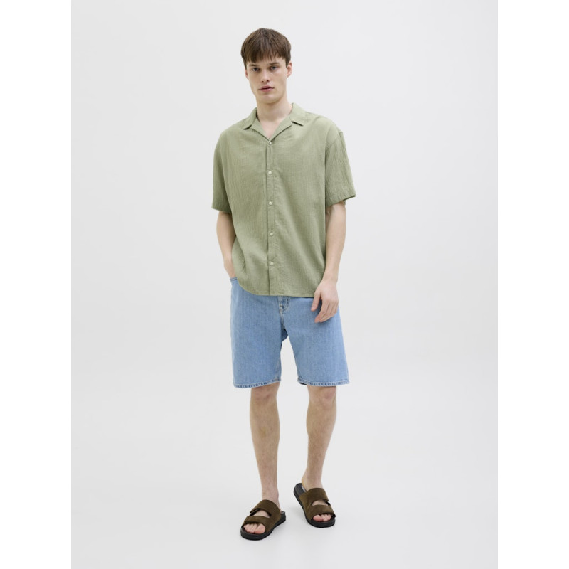JJ REBEL Maimi Crepe S/S Skjorte - Desert Sage