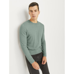 JJ Rebel Callum Strik Pullover - Iceberg Green