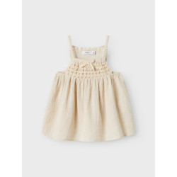 NAME IT MINI Jatti Strop Top - Bleached Sand