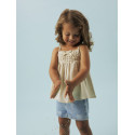 NAME IT MINI Jatti Strop Top - Bleached Sand