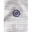 NAME IT MINI Fiona S/S Kjole - Bright White / Stripes