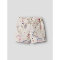 NAME IT MINI Darlinga Sweat Shorts - Peyote Melange