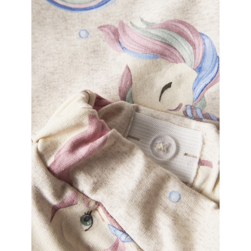 NAME IT MINI Darlinga Sweat Shorts - Peyote Melange