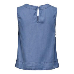 ONLY Pema-Dorsi S/L Denim Top - Medium Blue Denim
