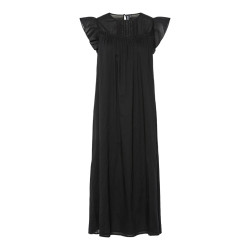 PIECES Astrid S/L Kjole - Sort