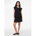 PIECES Astrid S/L Top - Sort