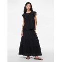 PIECES Astrid S/L Top - Sort