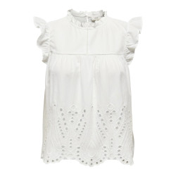 JDY Miley S/L Top - Cloud dancer