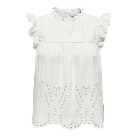 JDY Miley S/L Top - Cloud dancer
