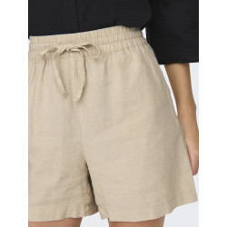 JDY Say Hør Shorts - Oatmeal
