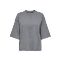 JDY Viola T-shirt - Medium Grey Melange