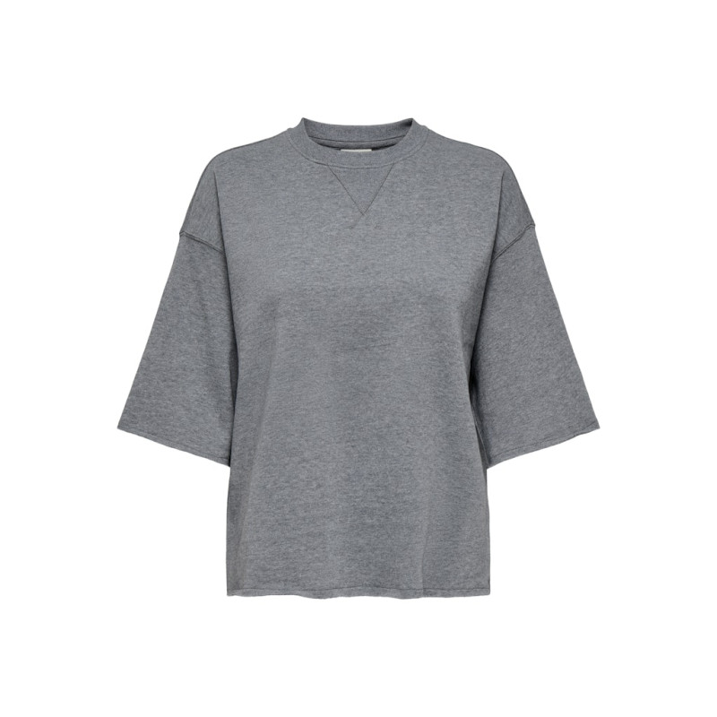 JDY Viola T-shirt - Medium Grey Melange
