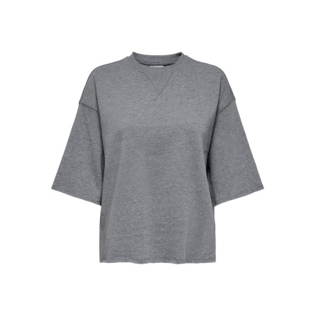 JDY Viola T-shirt - Medium Grey Melange