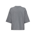JDY Viola T-shirt - Medium Grey Melange