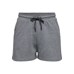 JDY Viola Sweat Shorts - Medium Grey Melange