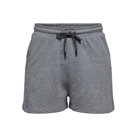 JDY Viola Sweat Shorts - Medium Grey Melange
