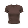 ONLY Val T-shirt - Chicory Coffee