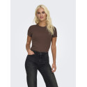 ONLY Val T-shirt - Chicory Coffee