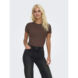 ONLY Val T-shirt - Chicory Coffee
