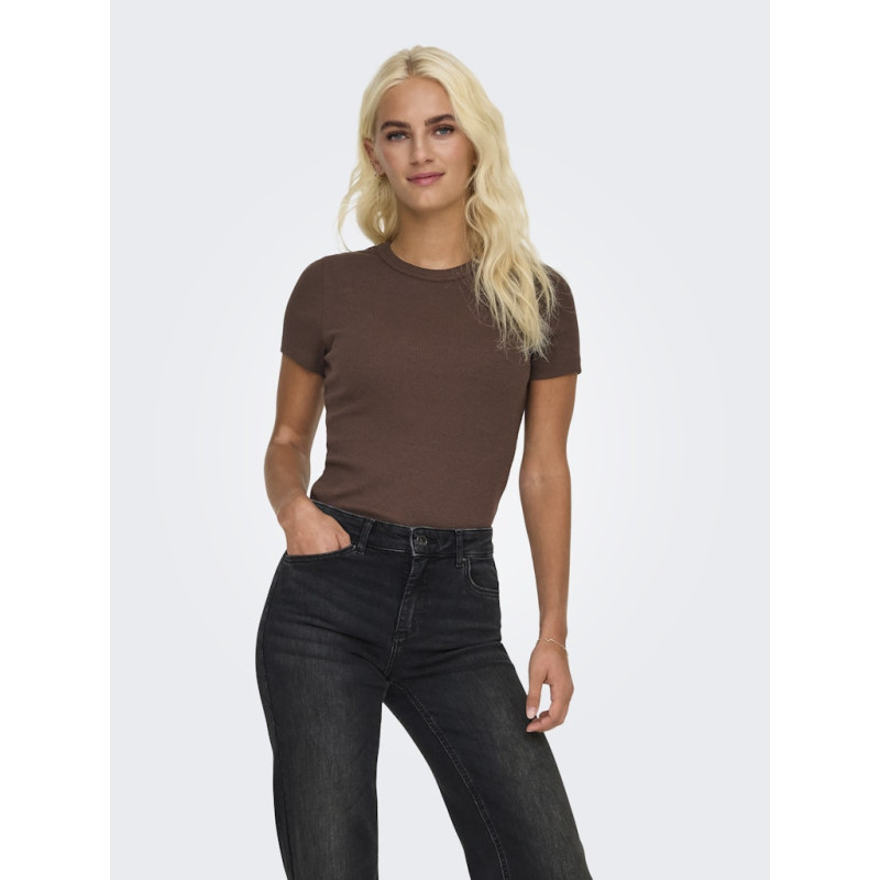 ONLY Val T-shirt - Chicory Coffee