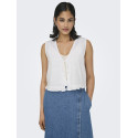 ONLY Jakiri Hør Vest - Bright White