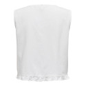 ONLY Jakiri Hør Vest - Bright White