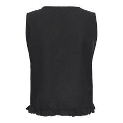 ONLY Jakiri Hør Vest - Sort