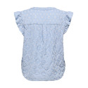 ONLY Mischa S/S Top - Light Blue Denim