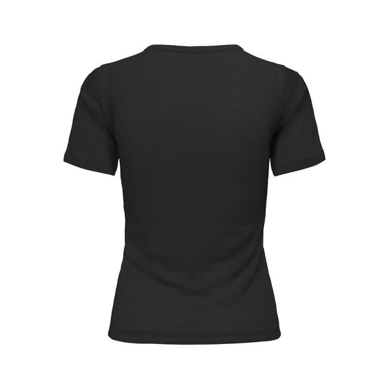 ONLY Elli Rib T-shirt - Sort