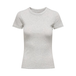 ONLY Easy T-shirt - Light Grey Melange
