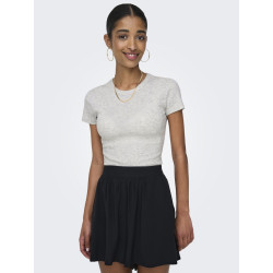 ONLY Easy T-shirt - Light Grey Melange