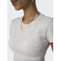 ONLY Easy T-shirt - Light Grey Melange