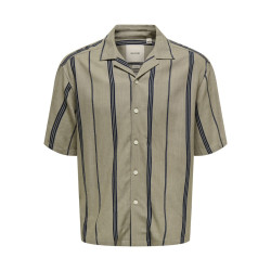 ONLY & SONS Stephan Skjorte - Laurel Oak / Dark Sapphire